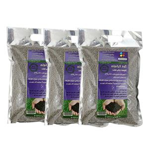 کود گرانوله کمپوست 1 کیلوگرمی گلباران سبز بسته 3 عددی Golbarane Sabz Granole Compost  Fertilizer 1Kg Pack Of 3