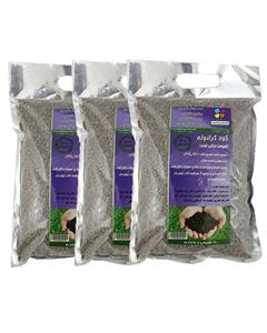 کود گرانوله کمپوست 1 کیلوگرمی گلباران سبز بسته 3 عددی Golbarane Sabz Granole Compost  Fertilizer 1Kg Pack Of 3