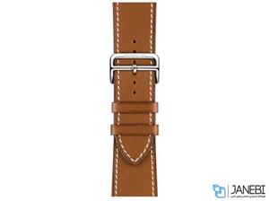  ساعت هوشمند اپل واچ هرمس سری 2 مدل 42mm Steel Case with Fauve Barenia Leather Single Tour Deployment Buckle Apple Watch Hermes Series 2 42mm Steel Case with Fauve Barenia Leather Single Tour Deployment Buckle