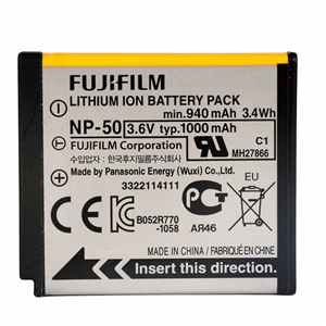 باتری دوربین لیتیوم یون فوجی فیلم مدل NP50 Fujifilm NP50 Lithium Ion Camera Battery
