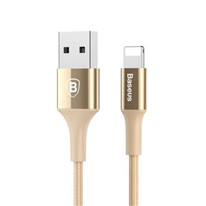 کابل تبدیل USB به لایتنینگ باسئوس مدل Shining Cable Jet Metal به طول 10 سانتی متر Baseus Shining Cable Jet Metal Apple USB To Lightning Cable 10cm