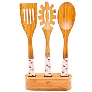 سرویس 4 پارچه کفگیر و ملاقه بونیتا مدل 3015 Bonita 3015 Spatula And Ladle Set 4 Pieces