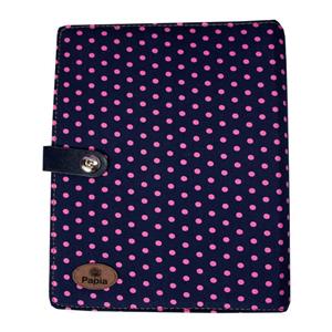 دفتر کلاسوری پاپیا طرح Polka-Dot کد 1001