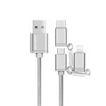 Joyroom S-M321 USB To microUSB/Lightning/USB-C Cable 1m