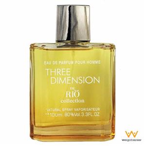ادو پرفیوم مردانه ریو کالکشن مدل Three Dimension حجم 100ml Rio Collection Three Dimension Eau De Parfum For Men 100ml