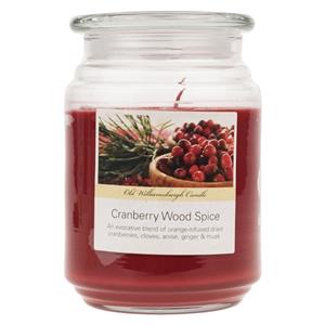 شمع اولد ویلیامزبرگ مدل Cranberry Wood Spice Old Williamsburgh Cranberry Wood Spice Candle