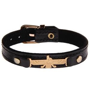 دستبند چرمی دوک طرح فروهر مدل 805 Duk Farvahar 805 Leather Bracelet