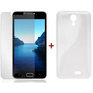 Blackview BV2000 Tempered Glass Silicone Case 