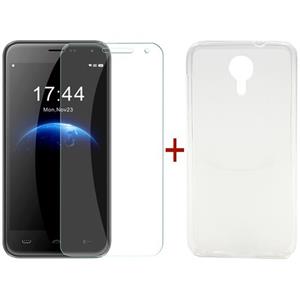 Homtom HT3/HT3 Pro Tempered Glass Screen Protector & Silicone Case