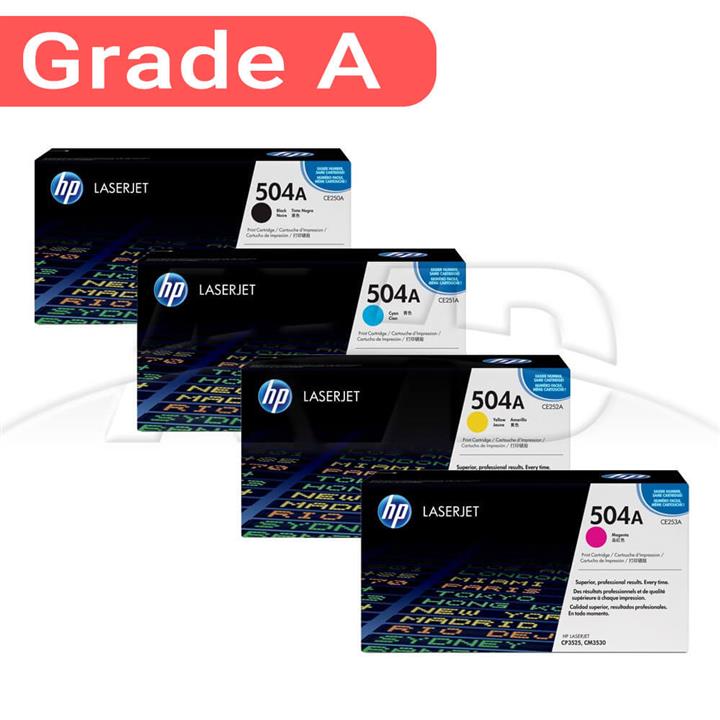 HP 504A 4 Color Laserjet cartridge Pack