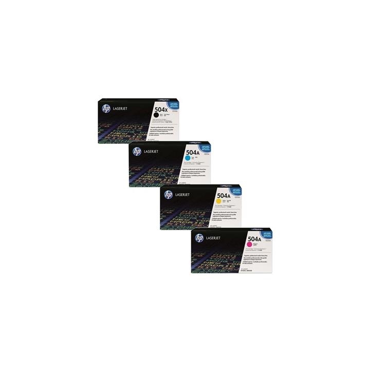 HP 504A 4 Color Laserjet cartridge Pack