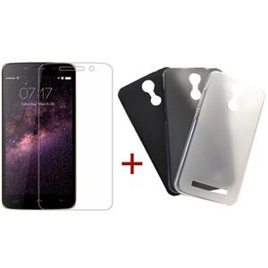 HomTom HT17/HT17 Pro Tempered Glass  & Silicone Case