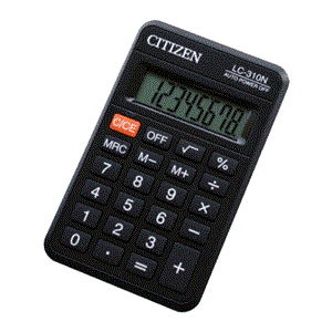 ماشین حساب سیتیزن مدل LC-310N Citizen LC-310N Calculator