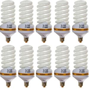 لامپ کم مصرف 55 وات اوکس مدل CFL55X10 پایه E27 بسته 10 عددی Okes CFL55X10 55W Compact Fluorescent Lamp E27 10 PCS