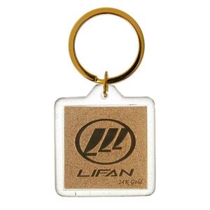 جاسوییچی طلا 24 عیار گالری الون طرح لیفان کد 198002 Alone Gallery 198002 Lifan Key Ring