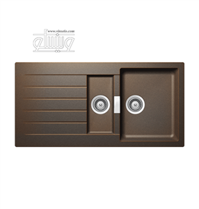 سینک ظرفشویی شاک SIGNUS D150 مسی