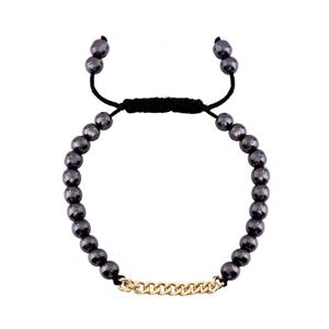 دستبند طلا 18 عیار مرجان مدل 087 Marjan 087 Gold Bracelet