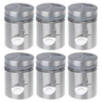 Zibasazan Triple Function Round Steel Spice Container Pack Of 6