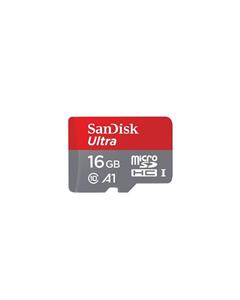 کارت حافظه microSDHC سن دیسک مدل Ultra A1 کلاس 10 استاندارد UHS-I U1 سرعت 98MBps ظرفیت 16 گیگابایت SanDisk Ultra 16GN6MN 98MB/s microS