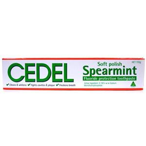 خمیر دندان سیدل مدل Spearmint Fluoride حجم 75 میلی لیتر Cedel Spearmint Fluoride Toothpaste 75ml