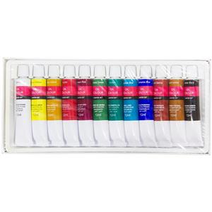 رنگ روغن 12 رنگ آرت نیشن حجم 12 میلی لیتر Art Nation Oil Color 12 Color 12ml