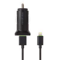 شارژر فندکی موشی ریوالت دو به همراه کابل لایتنینگ Car Charger Moshi Revolt Duo with Lighting Cable