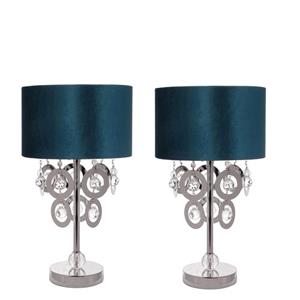 آباژور رومیزی دیلایت کد301Silver AFx2بسته 2 عددی Delight 301Silver AFx2 Table Lamp Pack Of 2