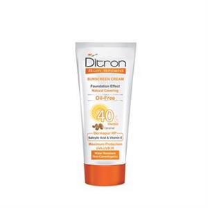 کرم ضد آفتاب رنگی فاقد چربی دیترون مدل Caramel SPF40 حجم 40 میلی لیتر Ditron Caramel Sunscreen Cream SPF40 50ml