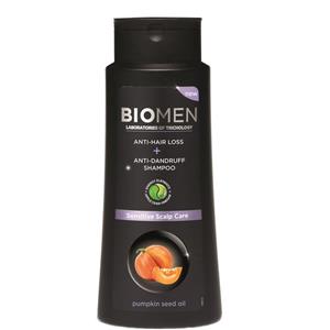 شامپو ضد ریزش و ضد شوره بیوتا مدل Biomen Sensitive Scalp حجم 700 میلی لیتر