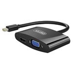 Unitek Y-6328BK mini DisplayPort to VGA and HDMI Converter