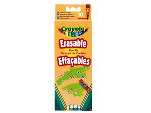 مدادرنگی با سری پاک کن CRAYOLA مدل 3635CR 10 Erasable Pencils 