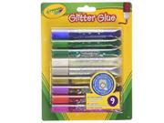 چسب اکلیلی CRAYOLA مدل 3542CR 9 Glitter Glues