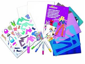 کیت رنگ آمیزی CRAYOLA مدل  7422CR  Fashion Portfolio