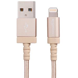 کابل تبدیل USB  به لایتنینگ آمازون بیسیکس نایلونی طول 1.8 متر