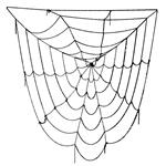 Black Window Giant Spider Web 5 Feet Toys Spider Web
