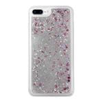 Luxury Case Floating Silver Glitter Cover For iPhone 7 Plus