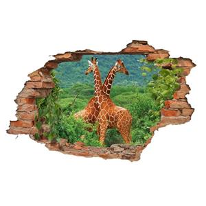 استیکر ژیوار طرح زرافه های افریقایی Zhivar African Giraffes Sticker 