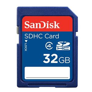 کارت حافظه SDHC سن دیسک کلاس 4 ظرفیت 32 گیگابایت SanDisk SDHC Card Class 4 32GB