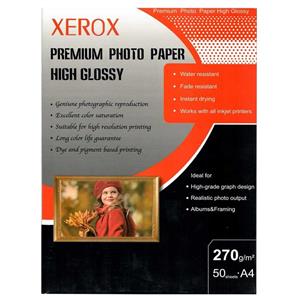 کاغذ عکس زیراکس مدل High Glossy سایز  A4 بسته 50 عددی Xerox High Glossy Photo Paper A4 Pack Of 50