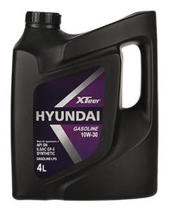 روغن موتور خودرو هیوندای اکستیر مدل 10W-30 ظرفیت 4+1 لیتر Hyundai XTeer 10W-30 Engine Oil 4L Plus 1