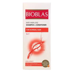 شامپو ضد ریزش بیوتا همراه با حالت دهنده مدل Bioblas Normal Hair حجم 400 میلی لیتر Biota Bioblas Normal Anti Hair Loss Shampoo And Conditioner 400ml