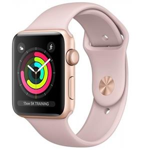 ساعت هوشمند Apple Watch 3 مدل 42mm Gold با بند PinkSand Apple Watch Series 3 GPS 42mm Gold Aluminum Case with Pink Sand Sport Band