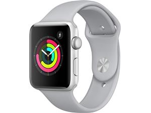 ساعت هوشمند اپل واچ سری 3 سایز 38 سیلور Apple Watch Series 3 GPS 38mm Silver Aluminium Case with Fog Sport Band