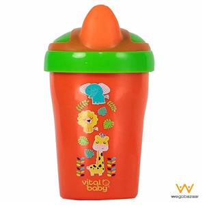 آبمیوه خوری ویتال بیبی مدل Soft Toddler Trainer  Cup ظرفیت 280 میلی لیتر Vital Baby Soft Toddler Trainer Cup Juice Bottle 280ml