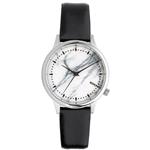 Komono Estelle White Marble Watch For Women