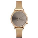 Komono Estelle Royale Rose Gold Grey Watch For Women