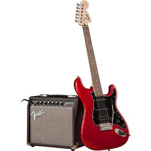 گیتار الکتریک فندر مدل Squier Strat Pack HSS Candy Apple Red Fender Squier Strat Pack HSS Candy Apple Red Electric Guitar