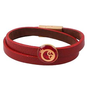 دستبند طلا 24 عیار گالری الون طرح انار کد 198103 Alone 198103 Pomegranate Gold Bracelet