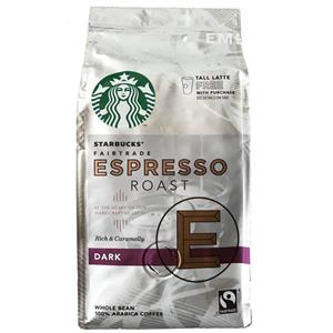 بسته قهوه استارباکس مدل اسپرسو دارک روست 200 گرمی Starbucks Espresso Dark Roast coffee 200g 