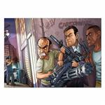 تابلوی ونسونی طرح GTA V Comic سایز 30x40